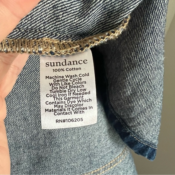 Sundance Poppy Denim Midi Dress Women's Size 10 - Picture 8 of 10